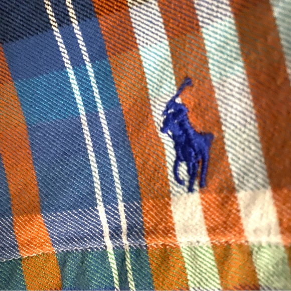 Polo Ralph Lauren Madras Shorts Mens 32 India Madras Cotton Plaid Vintage Preppy - Picture 4 of 9